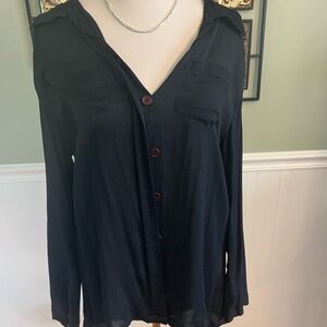 Elegant Black Women's Top
